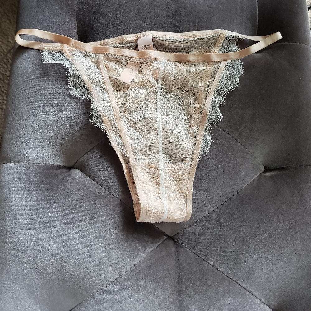 victorias secret large dream angels itsy mini lace cheeky panties nwt